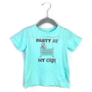 Fayfaire | NWT Blue Unisex Party in my Crib Shirt